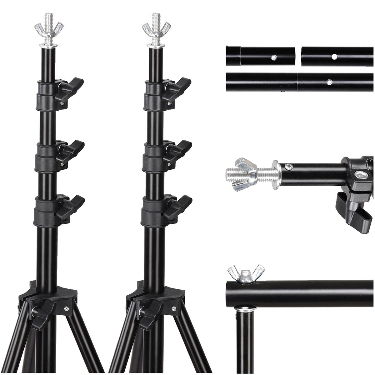 Yescom 10'x 8' 6" Adjustable Photography Background Support