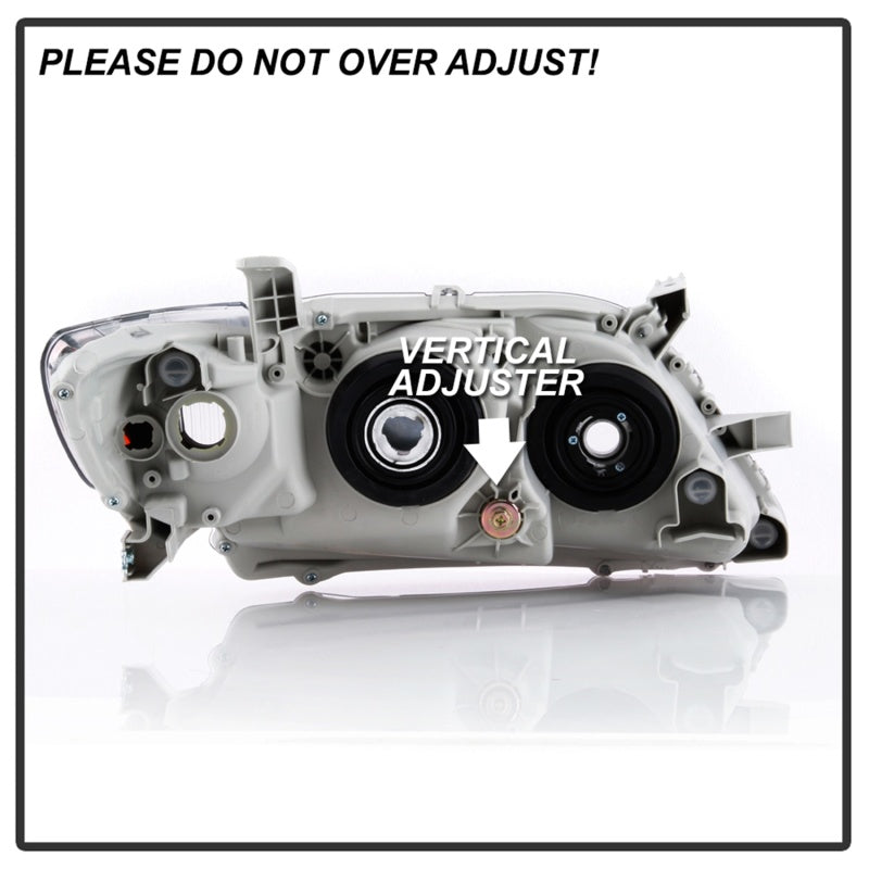 SPYDER xTune 07-09 Toyota Camry Halogen OEM Headlights - Black (HD-JH-TCAM08-AM-BK) 9943225