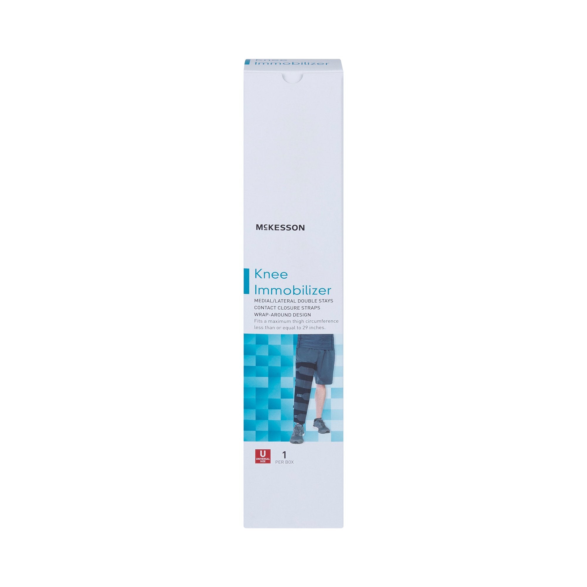 McKesson Knee Immobilizer, 14-Inch Length, One Size Fits Most 155-79-96014