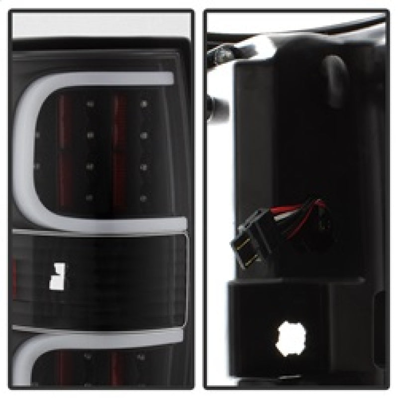 SPYDER xTune Ford F150 09-14 LED Tail Lights - Black ALT-ON-FF15009-LBLED-BK 5082169