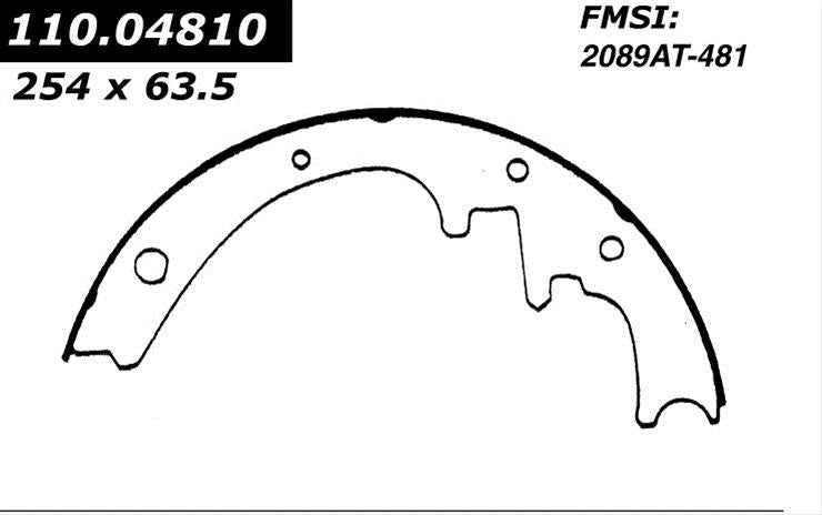 Porterfield Brake Shoes for 1988 LINCOLN TOWN CAR