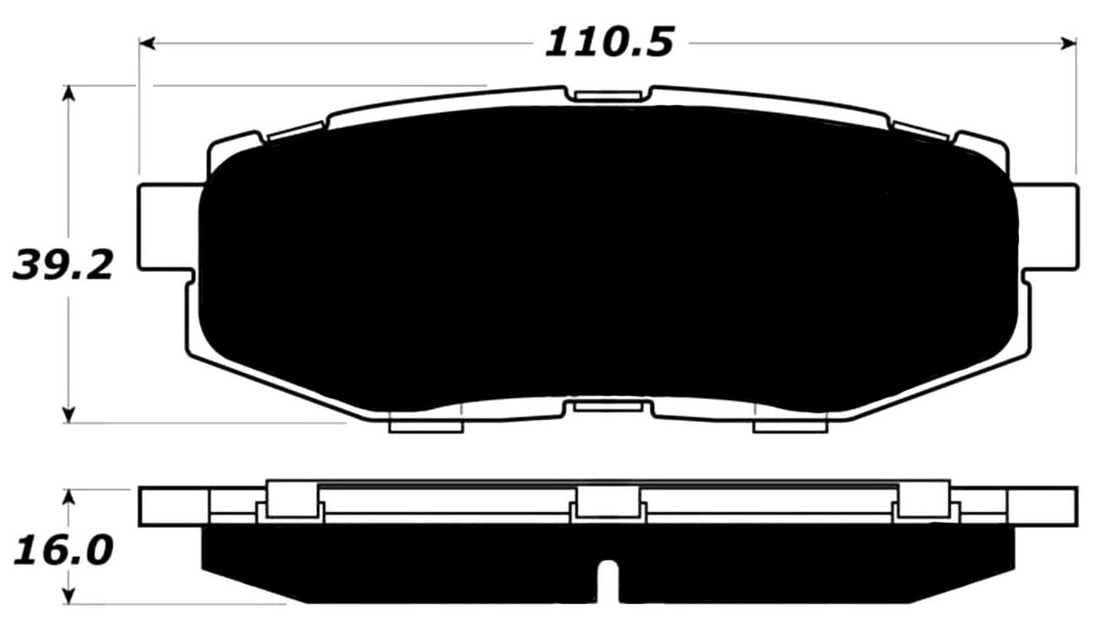 Porterfield Brake Pads for 2018 SUBARU FORESTER 2.5L w/ Standard Package