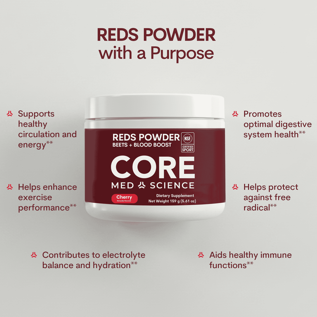 Reds Powder: Beets + Blood Boost (Cherry)