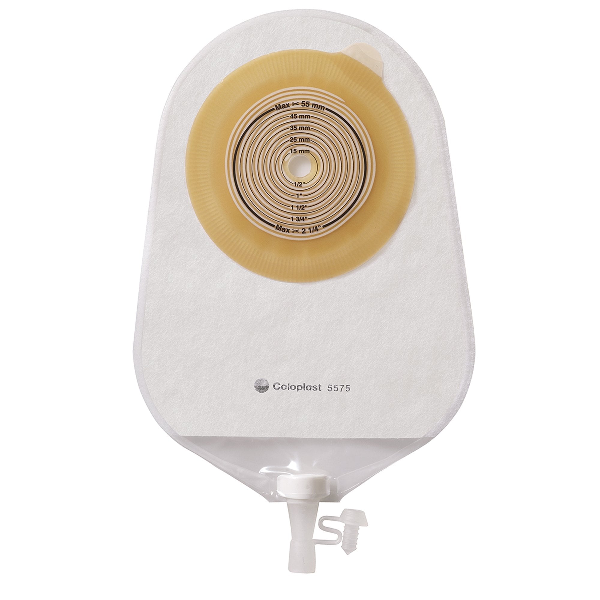 Assura® Original 1-Piece Transparent Urostomy Pouch, Trim to fit 10 – 55 mm 5585