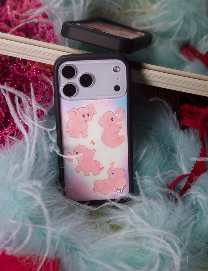 Pink Elephants iPhone Case