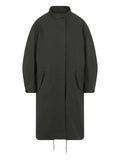 Givenchy Women Cotton Parka With Givenchy Stamp Print