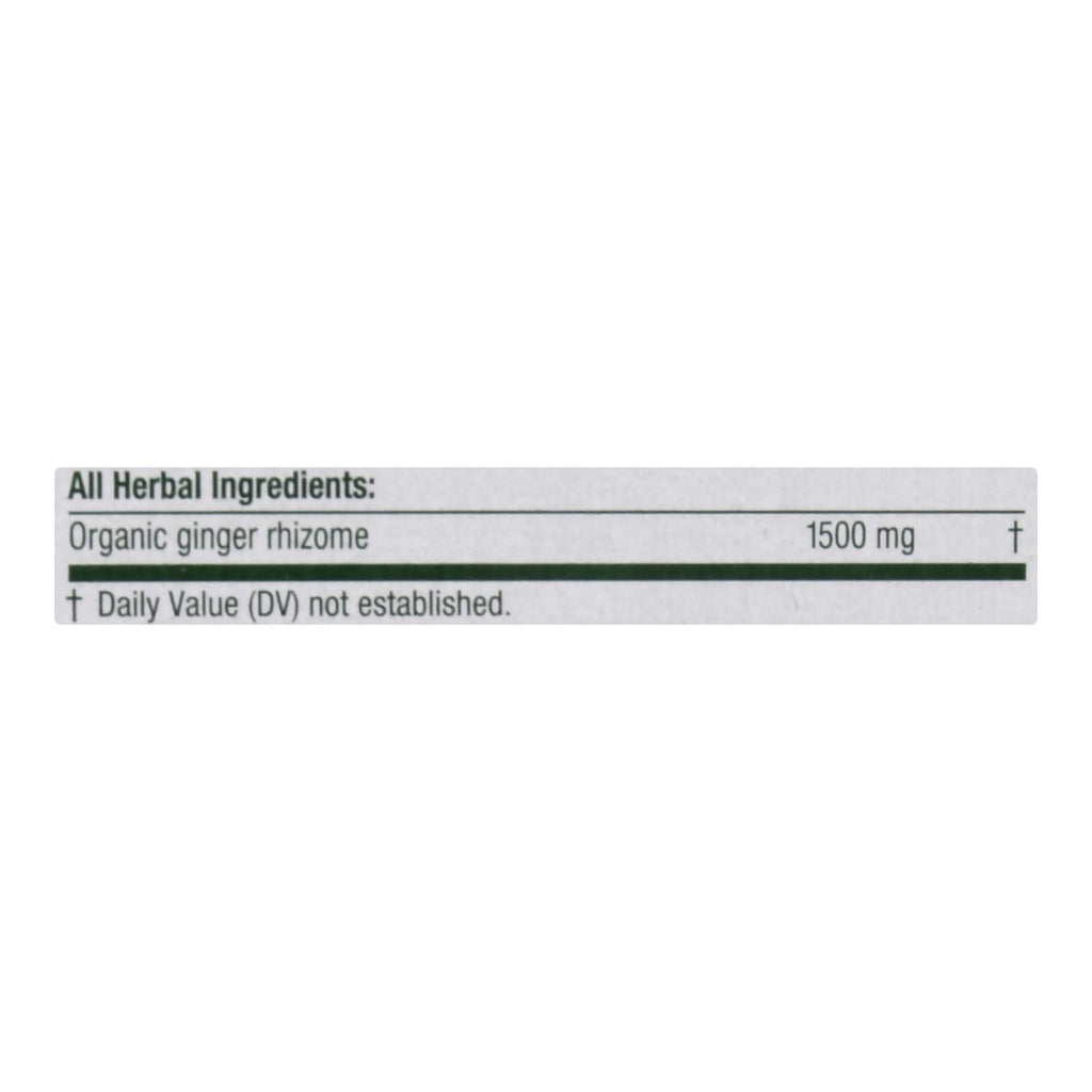 Organic Ginger Herbal Tea, 16 Bags, Case of 6