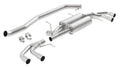 Borla 09-15 Nissan GT-R 3.8L V6 Twin Turbo S-Type Catback Exhaust Dual Split Rear Exit 140326