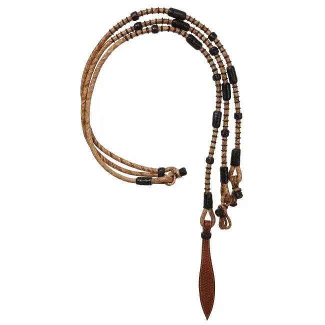 Romal Reins with Black Rawhide