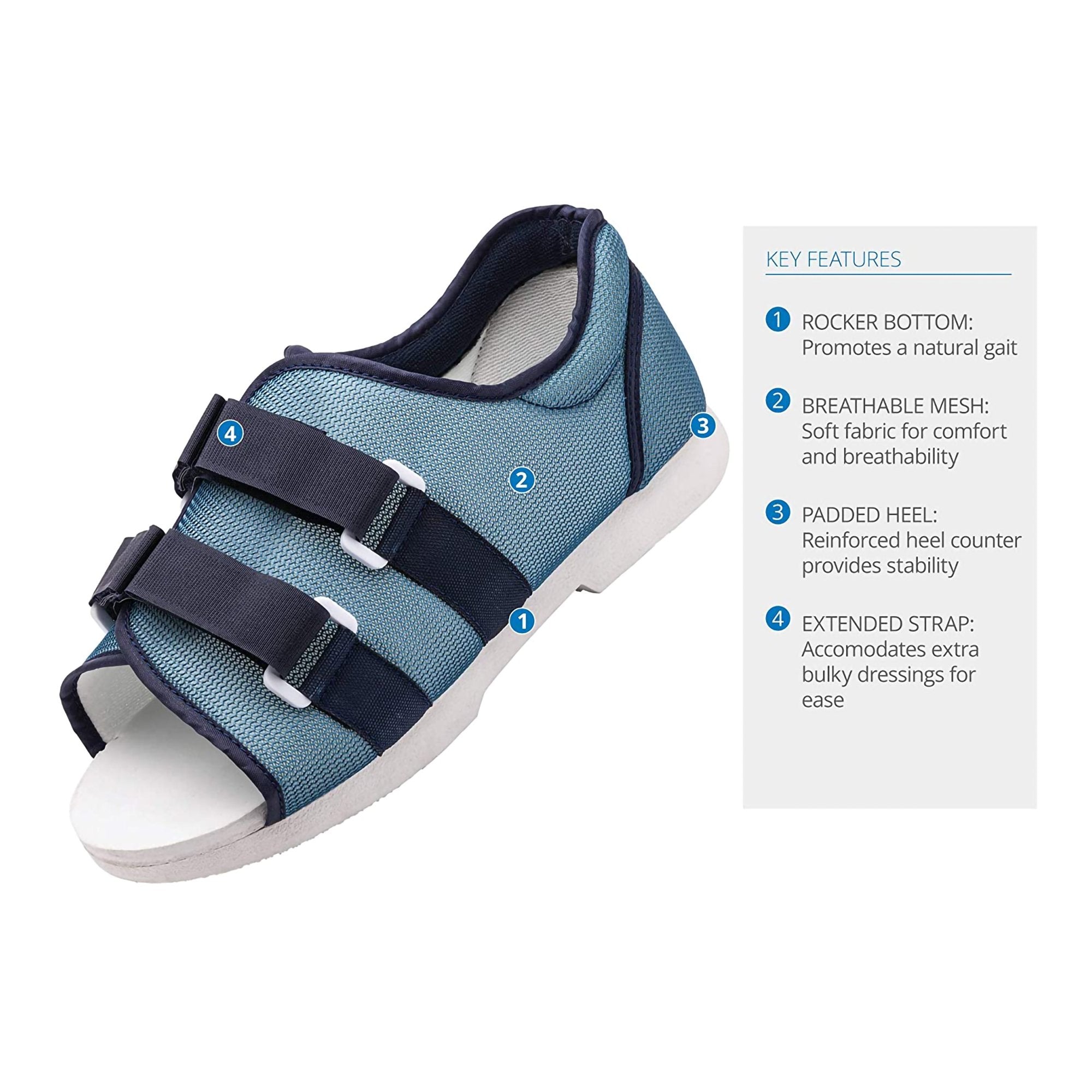 Össur® Women's Mesh Top Post-Op Shoe, Medium 17005