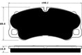 Porterfield Brake Pads for 2015 PORSCHE 918 w/Race Package