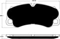 Porterfield Brake Pads for 2015 PORSCHE 918