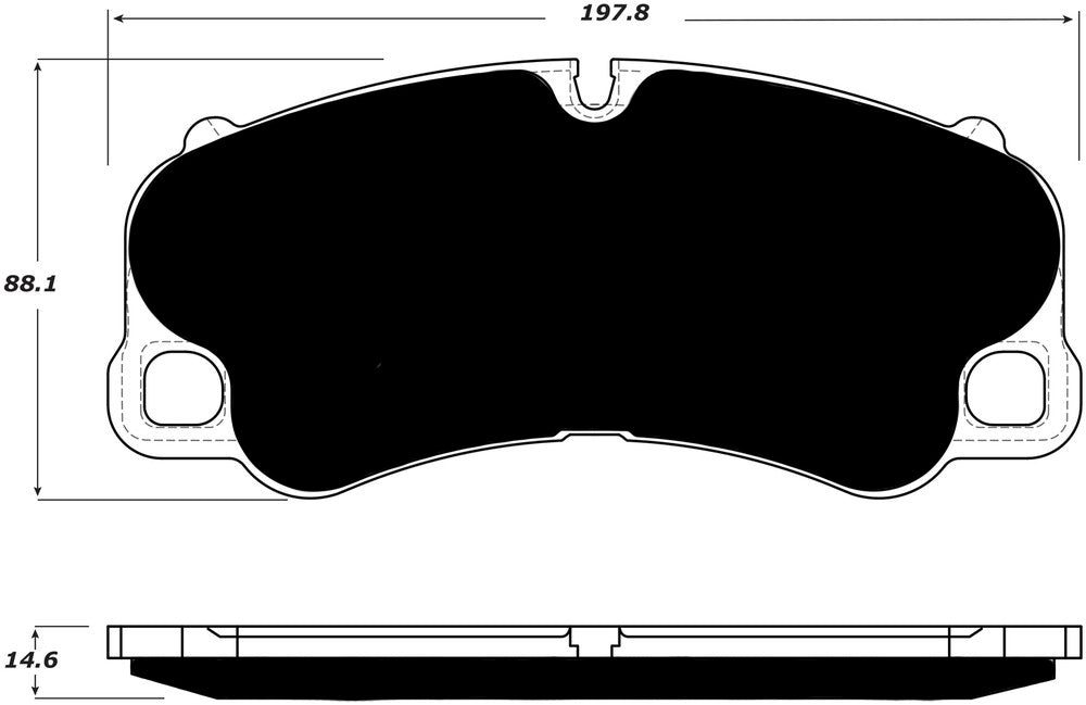 Porterfield Brake Pads for 2015 PORSCHE 918