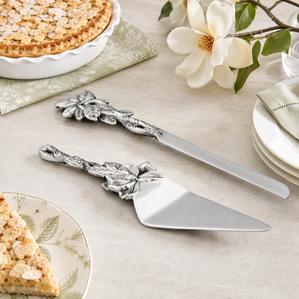 Magnolia Cake Knife and Pie Server