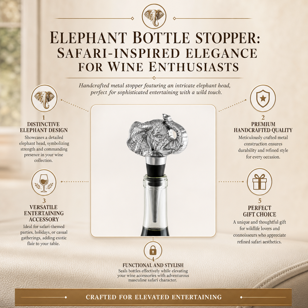 Elephant Bottle Stopper