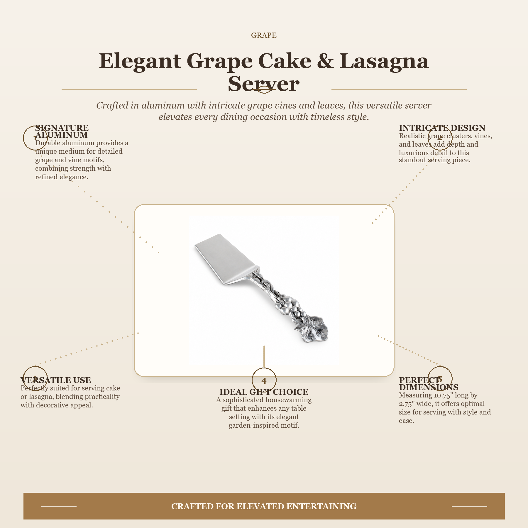 Grape Cake/Lasagna Server