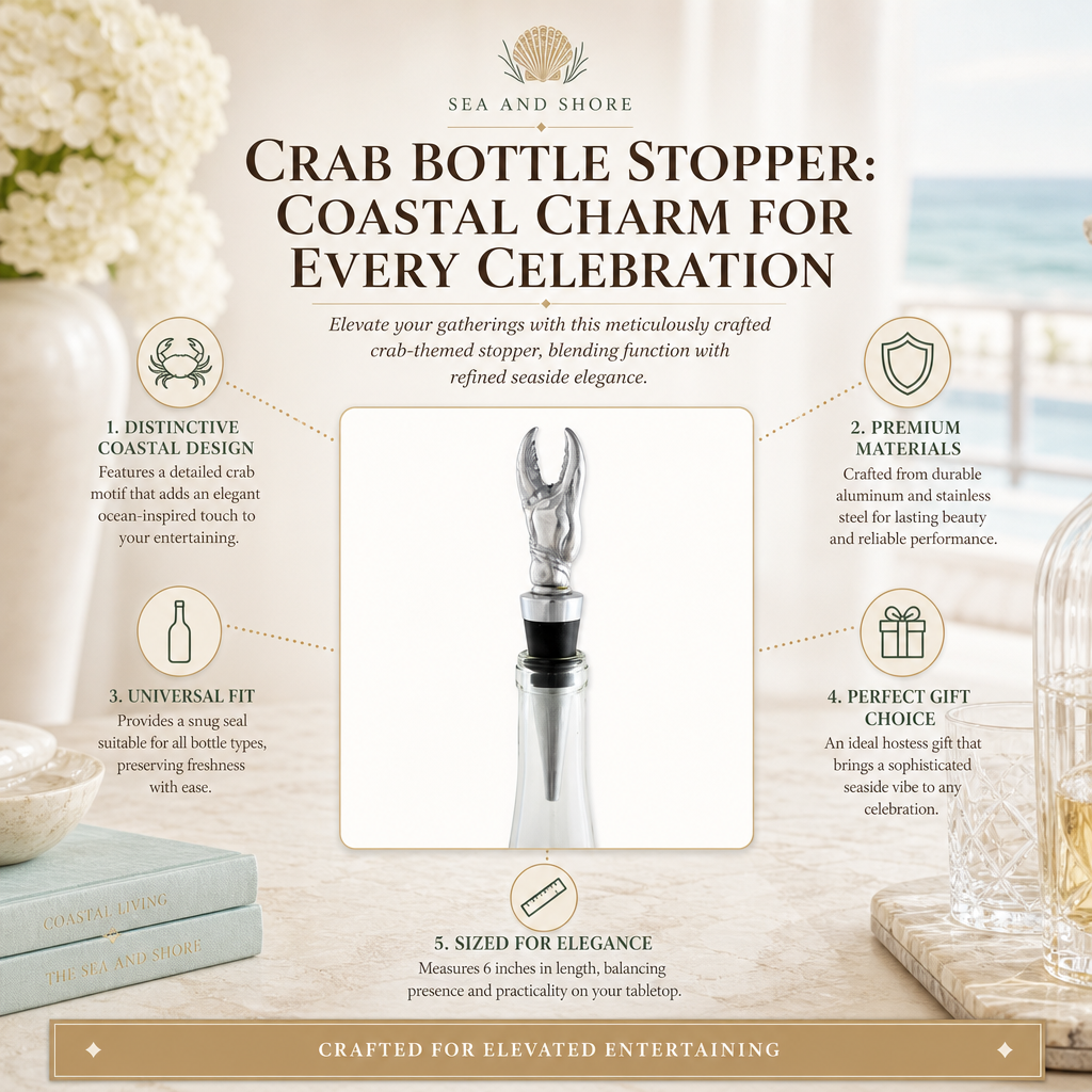 Crab Bottle Stopper
