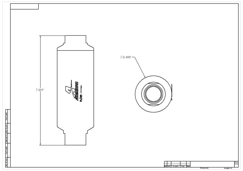 Aeromotive Pro-Series 10 Micron, ORB-12 Fuel Filter