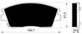 Porterfield Brake Pads for 2017 HYUNDAI ELANTRA 1.6L