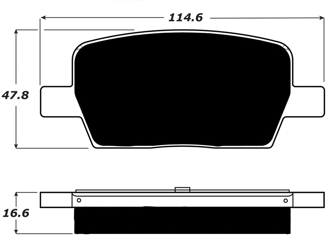 Porterfield Brake Pads for 2017 CHEVROLET CAMARO