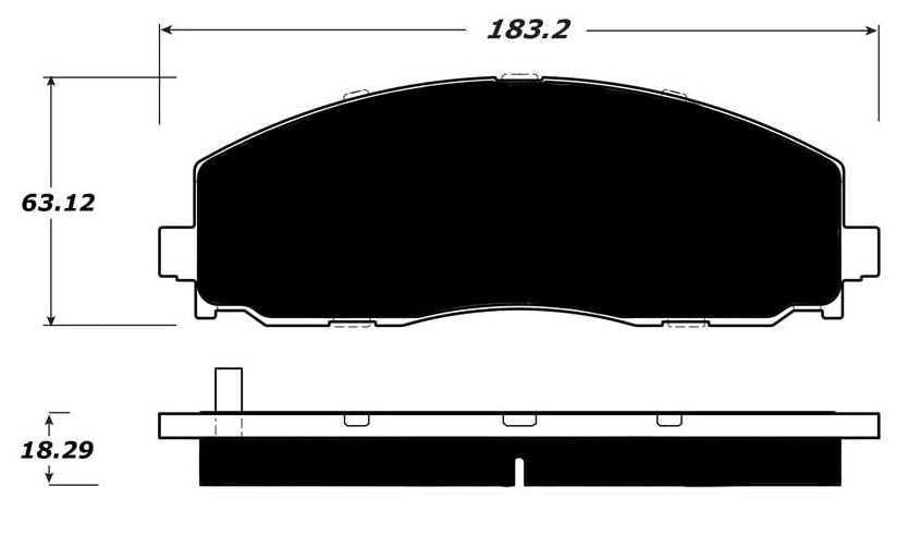 Porterfield Brake Pads for 2017 CHRYSLER PACIFICA