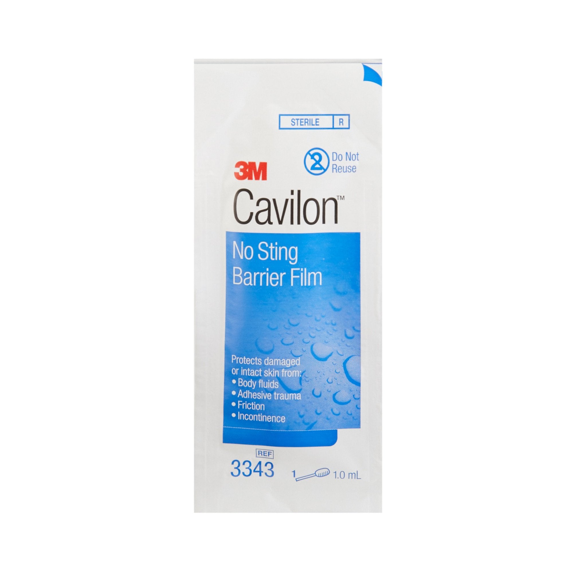 3M Cavilon Barrier Film, No Sting, Alcohol-Free, Conforming, 1.0 mL 3343
