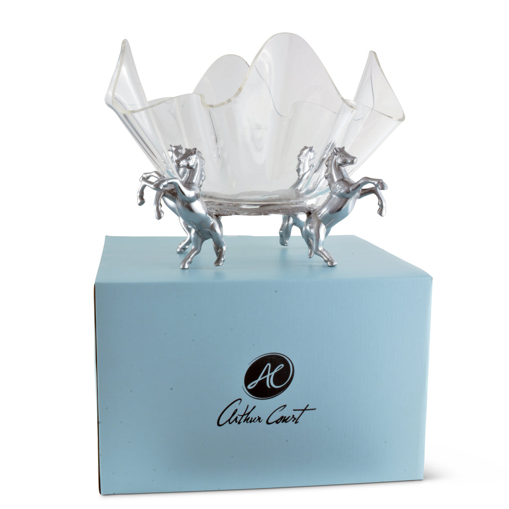 Horse Stand Acrylic Bowl 11