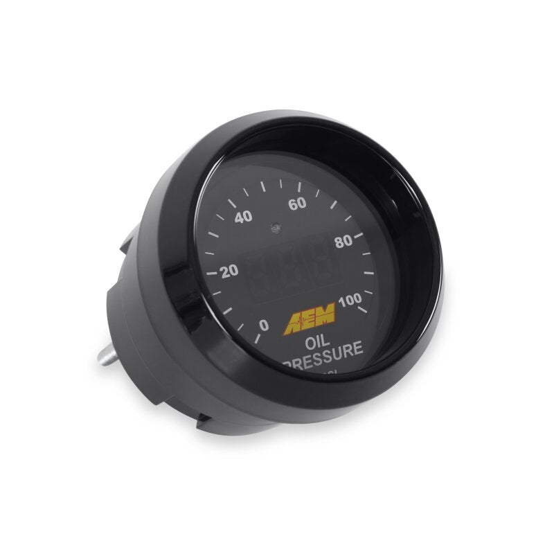 AEM Electronics 52mm Digital Oil Pressure Gauge 0-100 PSI