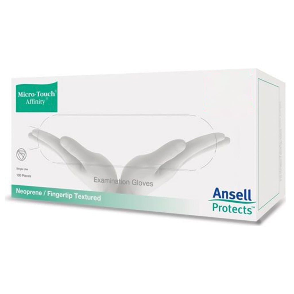 Micro-Touch® Affinity® Polychloroprene Exam Glove, Extra Small, Green 3770