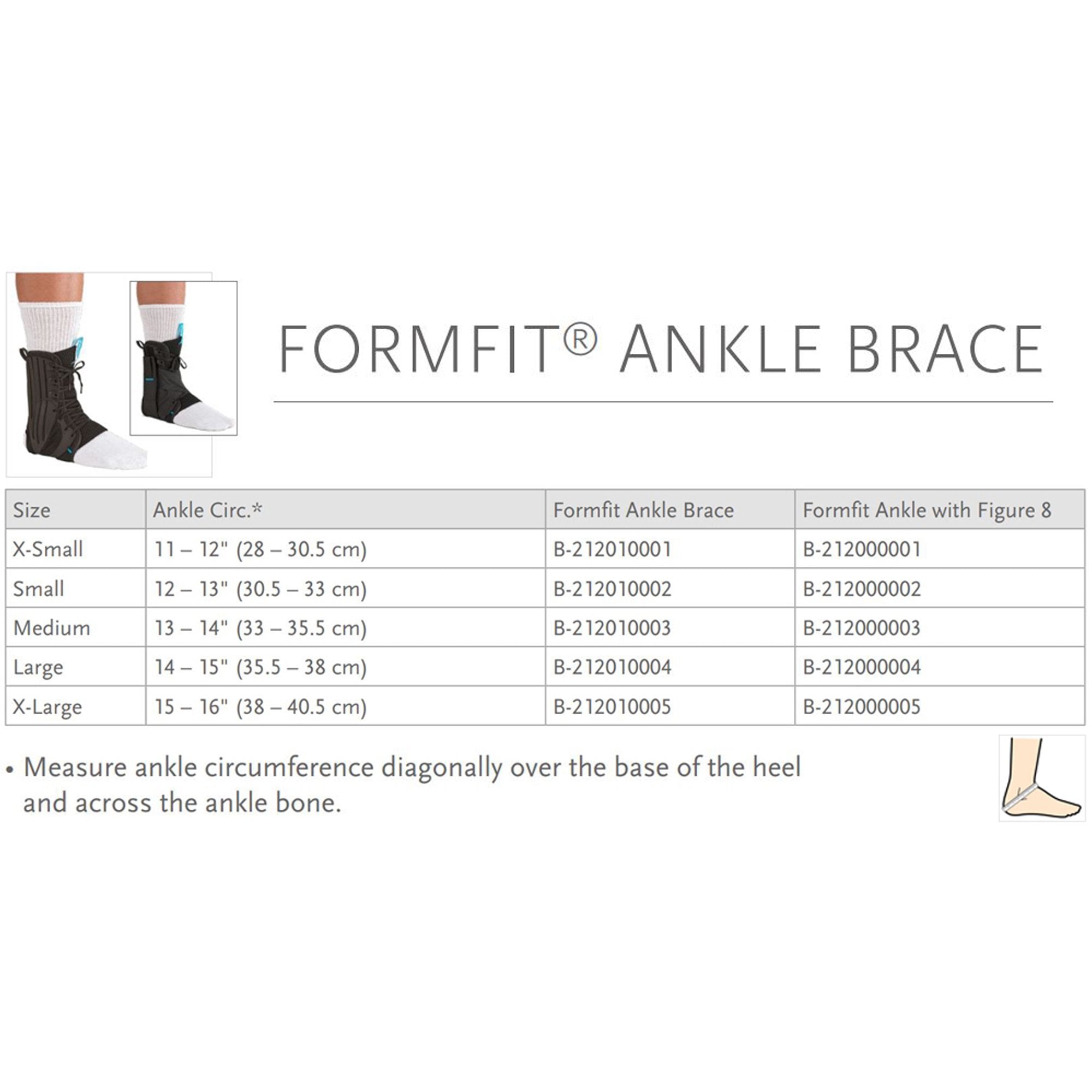 Ossur® FormFit® Low Profile / Stirrup Ankle Brace with Figure 8, Small B-212000002