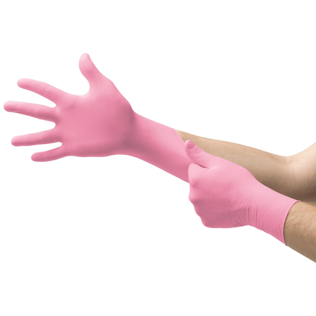 Micro-Touch® NitraFree™ Nitrile Exam Glove, Large, Pink 6034513