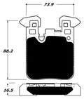 Porterfield Brake Pads for 2015 BMW 428i Coupe/i Gran Coupe -  M Sport Brakes w/ 4 Piston Fr Cal