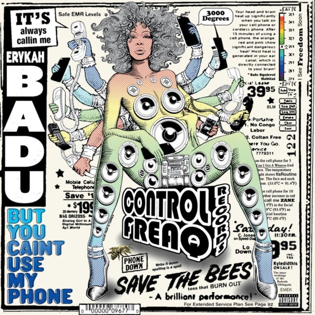 Erykah Badu - But You Caint Use My Phone (Purple LP Vinyl) & Baduizm