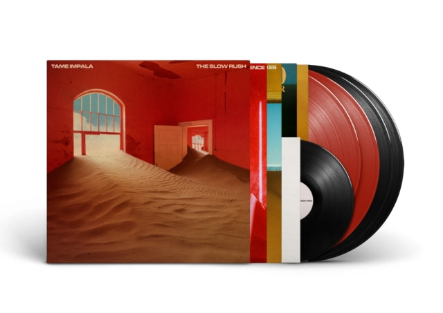 Tame Impala - Slow Rush (Deluxe/2-Transparent Red LP Vinyl/3-Black LP Vinyl) & Currents