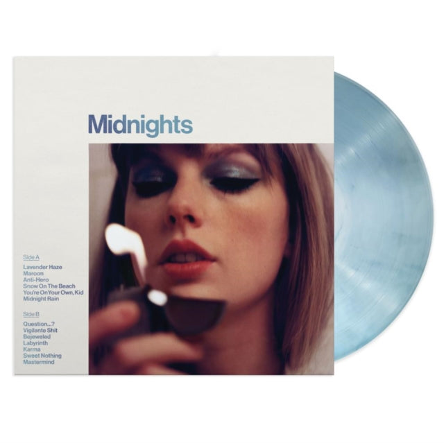 Taylor Swift - Folklore (X) (Beige Vinyl/2LP) & Red (Taylor's Version) (4LP) & Midnights (X) (Moonstone Blue LP Vinyl) & Speak Now (Taylor's Version) (Orchid Marbled Vinyl/3LP) & 1989 (Taylor's Version) (2LP/Crystal Skies Blue Vinyl) & Lover (2LP) &