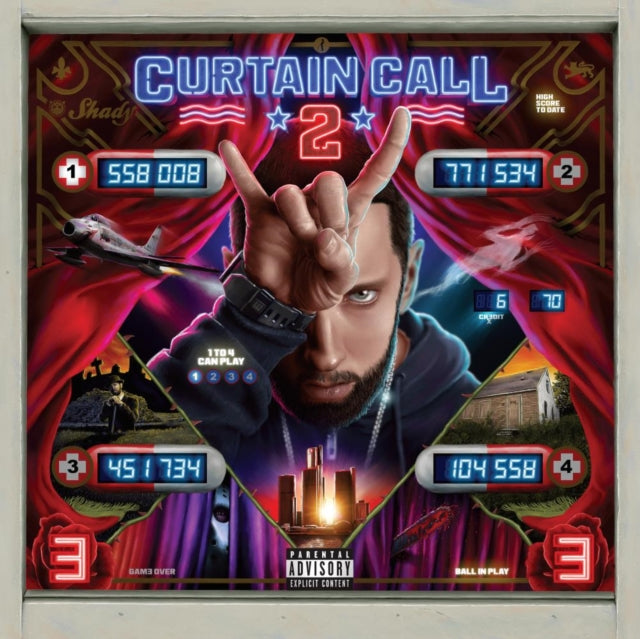 Curtain Call 2 (2LP) & Marshall Mathers LP2 (10Th Anniversary Edition) (Expanded Deluxe/4LP) & Encore & Curtain Call: Hits & Recovery & Kamikaze (Opaque Olive Green LP Vinyl/Gatefold Jacket) & Slim Shady LP & Eminem Show