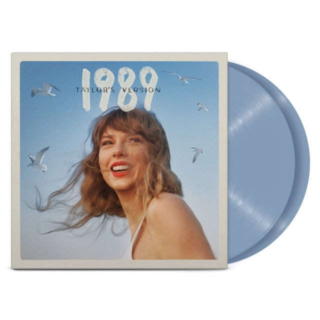 Taylor Swift - 1989 (Taylor's Version) (2LP Vinyl/Crystal Skies Blue Vinyl) & Folklore (X) (Beige Vinyl/2LP Vinyl) & Reputation (Picture Disc) & Lover (2LP Vinyl) - Bundle