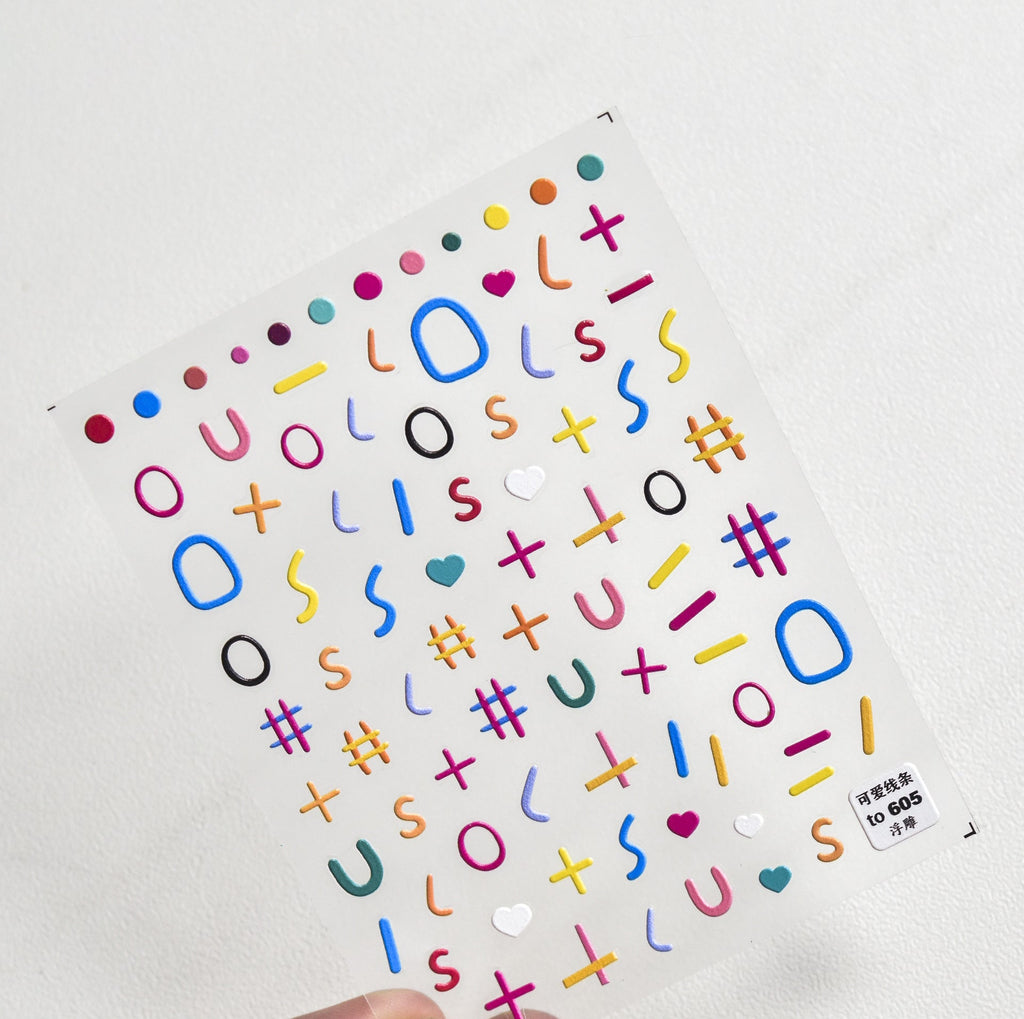 Nail Stickers Japanese Adhesive Nails