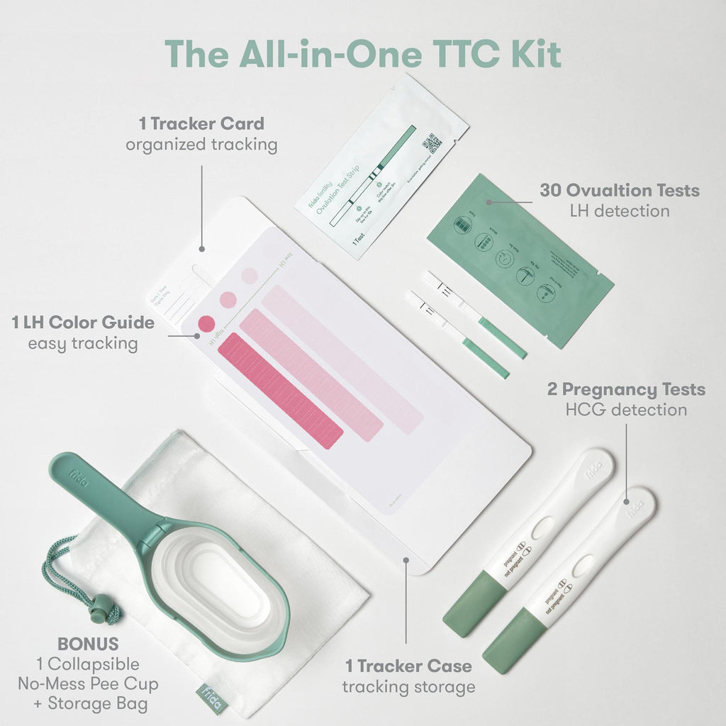 Reproductive Health Test Kit Frida Fertility Ovulation and Pregnancy Test and Track 12 Tests CLIA Waived 500001264