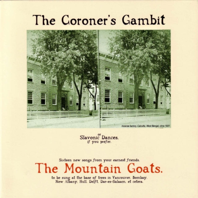 Mountain Goats  - Coroner's Gambit (Reissue) - LP Vinyl