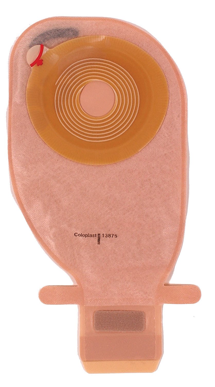 Assura® Flat 1-Piece Opaque Ostomy Pouch, 25mm Stoma 15874