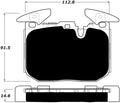 Porterfield Brake Pads for 2015 MINI Cooper w/JCW
