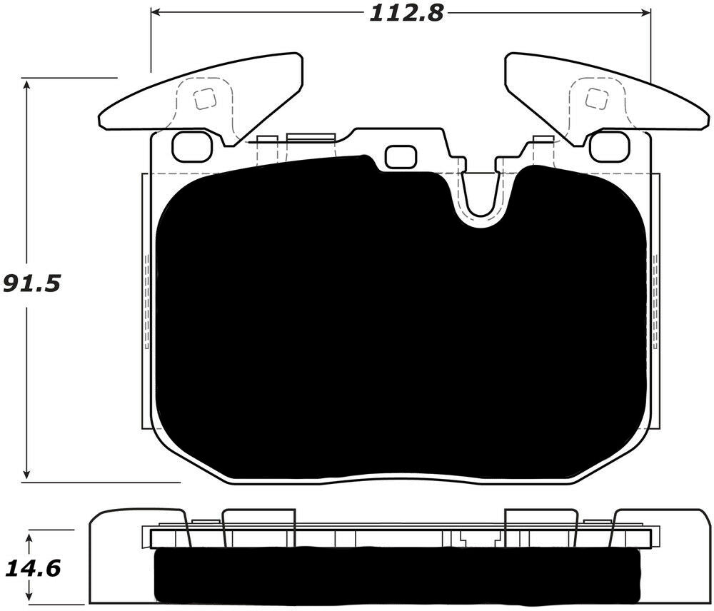 Porterfield Brake Pads for 2016 MINI Cooper w/JCW 5 Lug