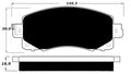 Porterfield Brake Pads for 2018 SUBARU CROSSTREK