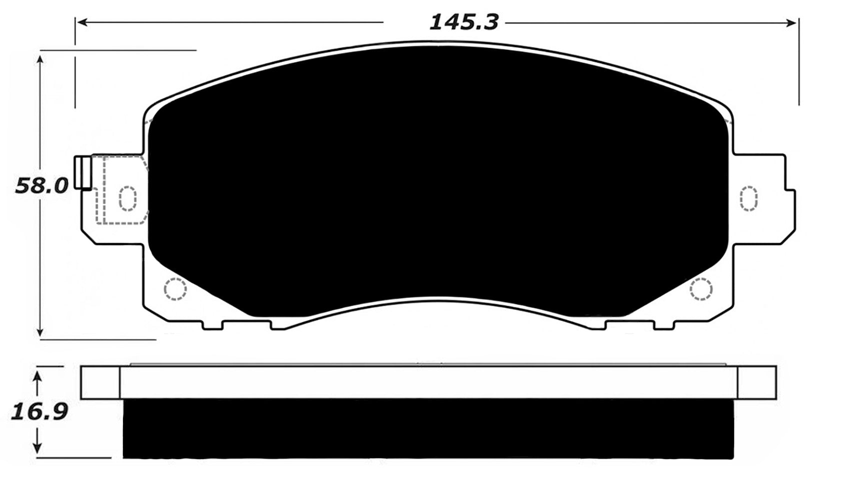 Porterfield Brake Pads for 2018 SUBARU CROSSTREK