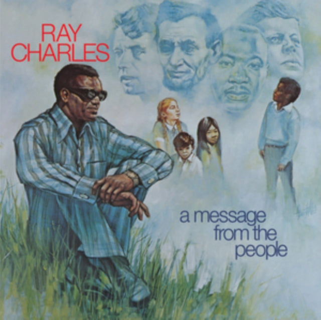 Ray Charles - Now Playing (Blue LP Vinyl) (Syeor) & Platinum Collection (White LP Vinyl) & Best Of Ray Charles: The Atlantic Years (2LP/White Vinyl) & Live In Stockholm 1972 (140G) & Message From The People (140G)
