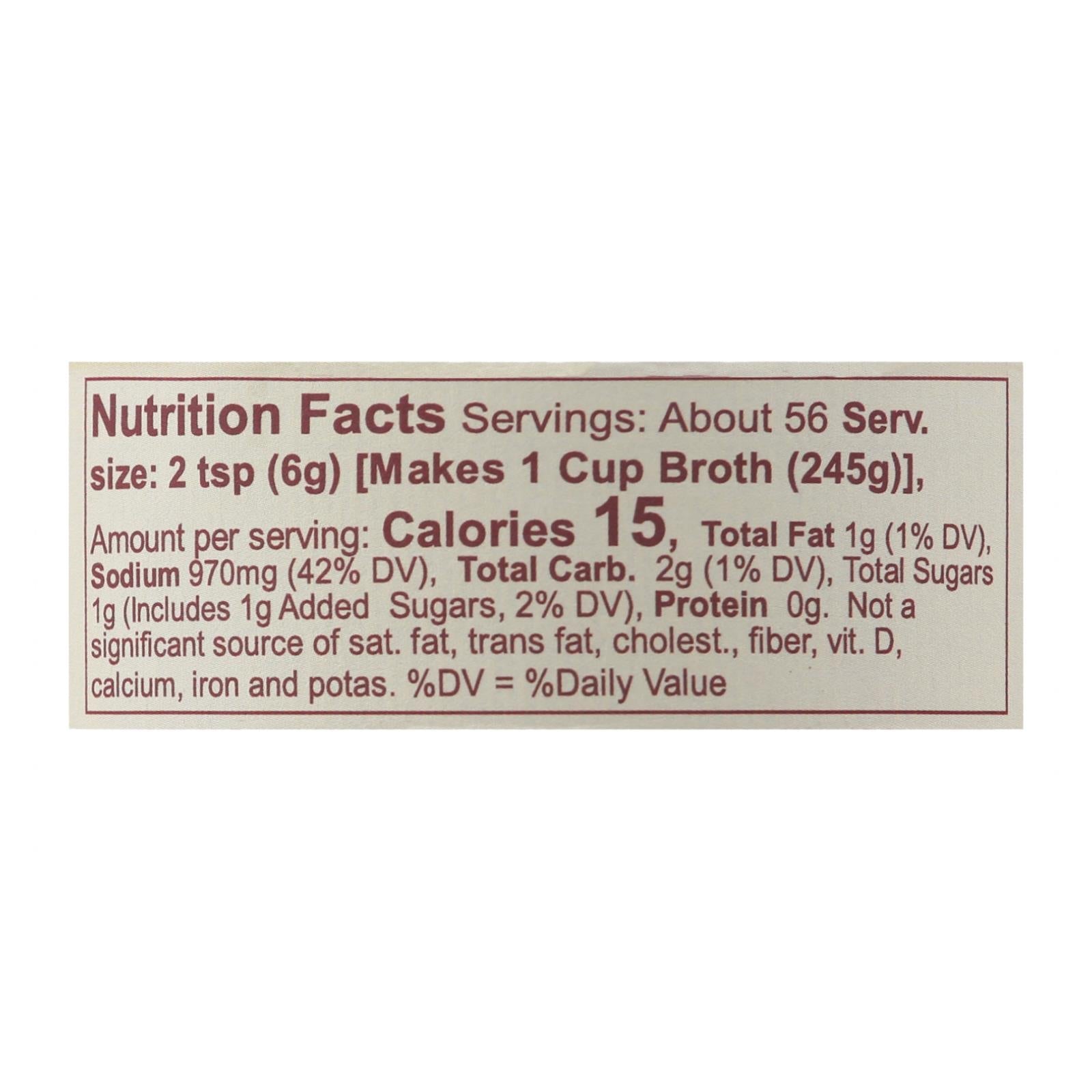 Orrington Farms Beef Broth Base & Seasoning, 6 Pack, 12 Oz
