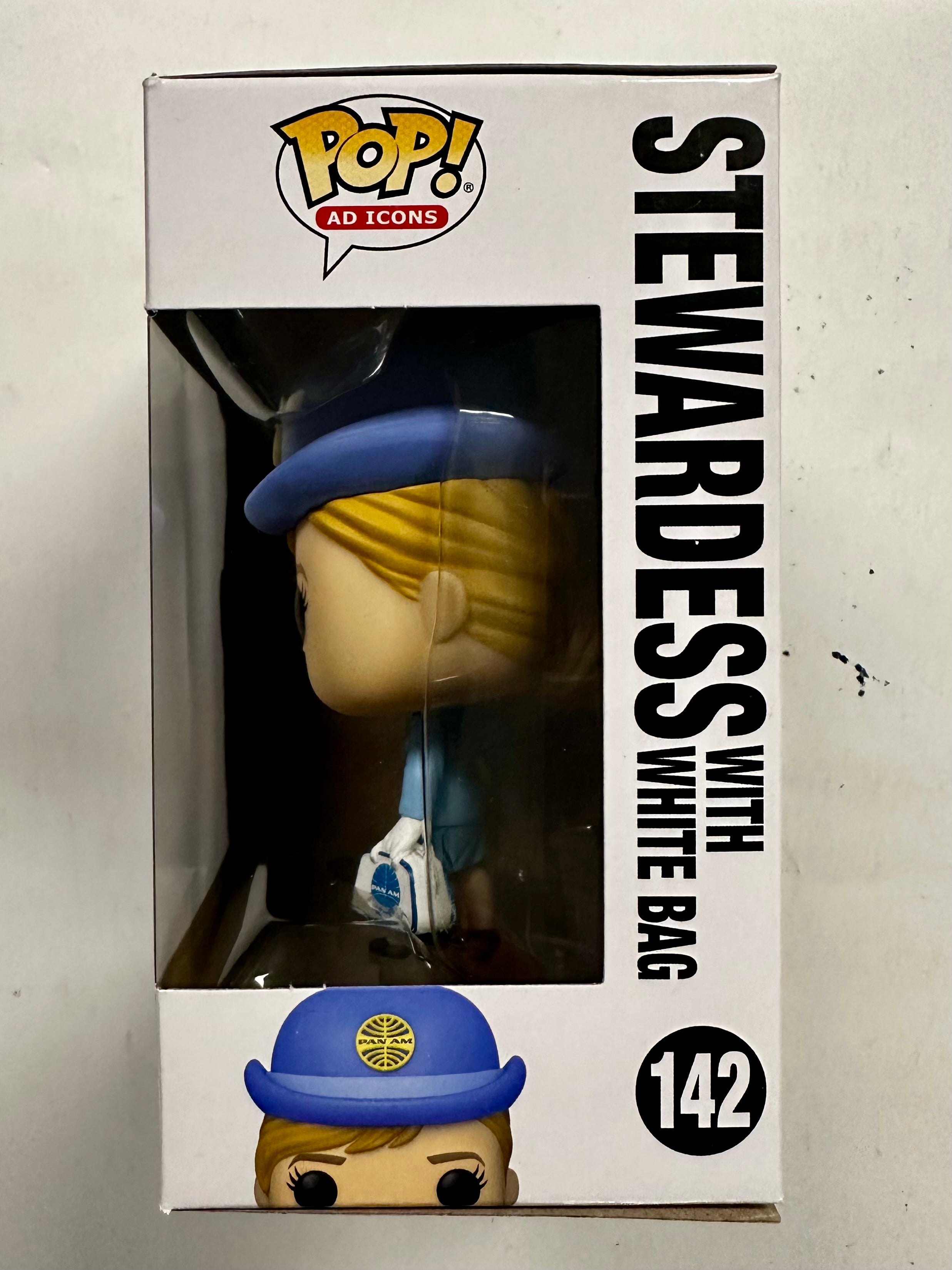 Funko Pop! Ad Icons Pan Am Airways Stewardess With White Bag #142 Vaulted 2021