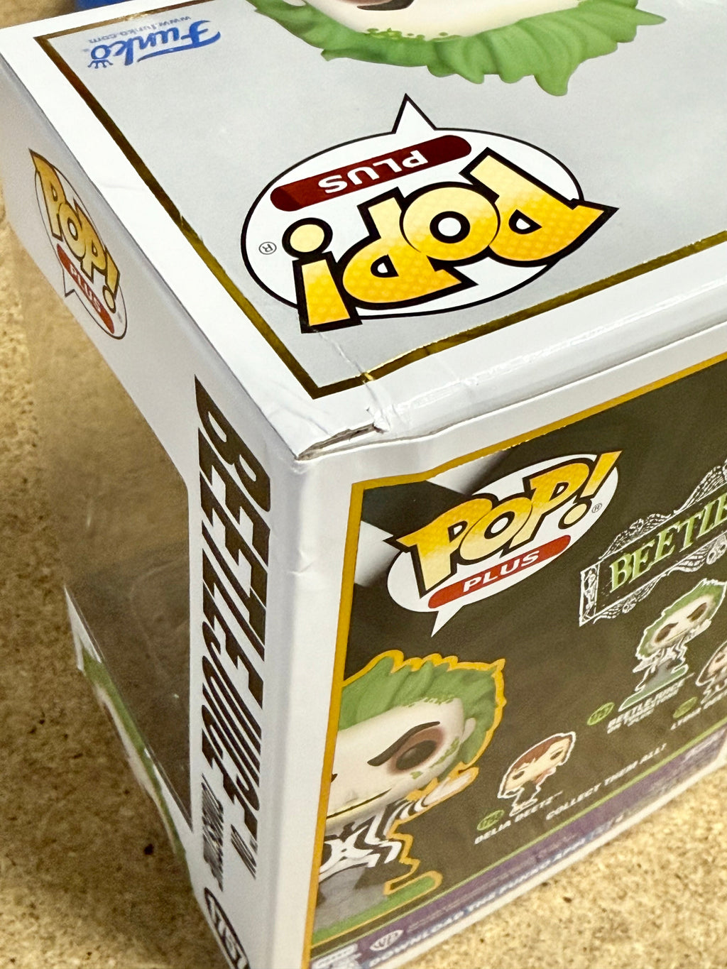 Funko Pop! Plus Movies Beetlejuice On Tombstone #1757 Beetlejuice 2024 (BOX DMG)