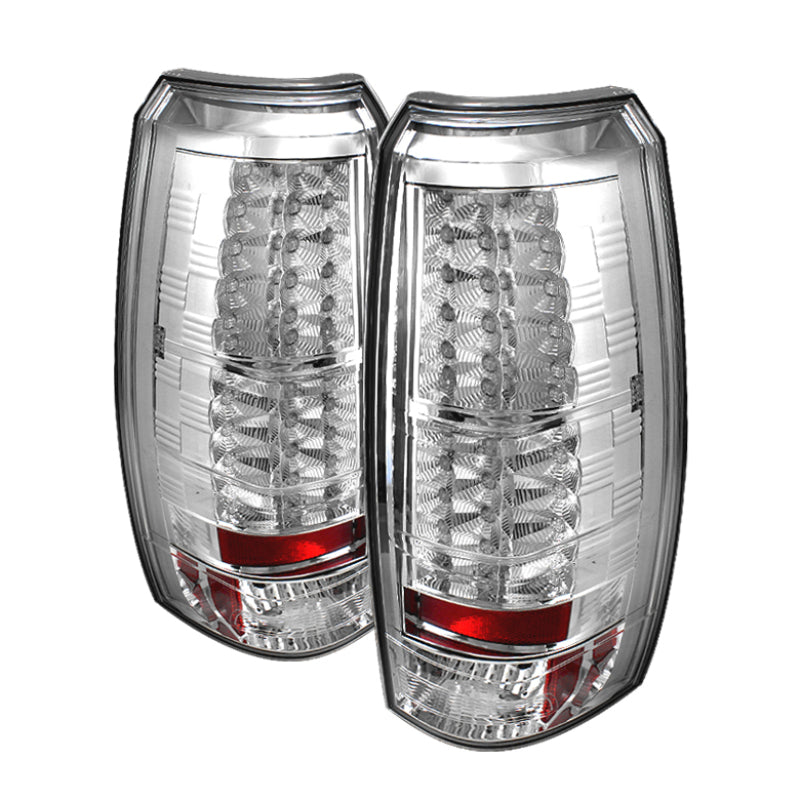 SPYDER Chevy Avalanche 07-13 LED Tail Lights Chrome ALT-YD-CAV07-LED-C 5032454